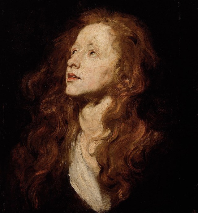 Head of a woman = Van Dyck