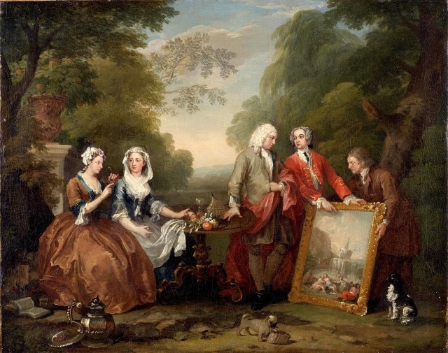 Hogarth_-_Portrait_of_Sir_Andrew_Fountaine_with_other_people